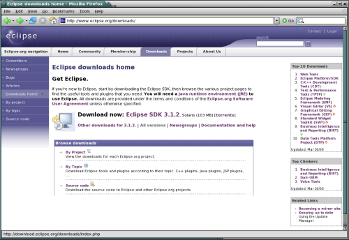 Eclipse download site